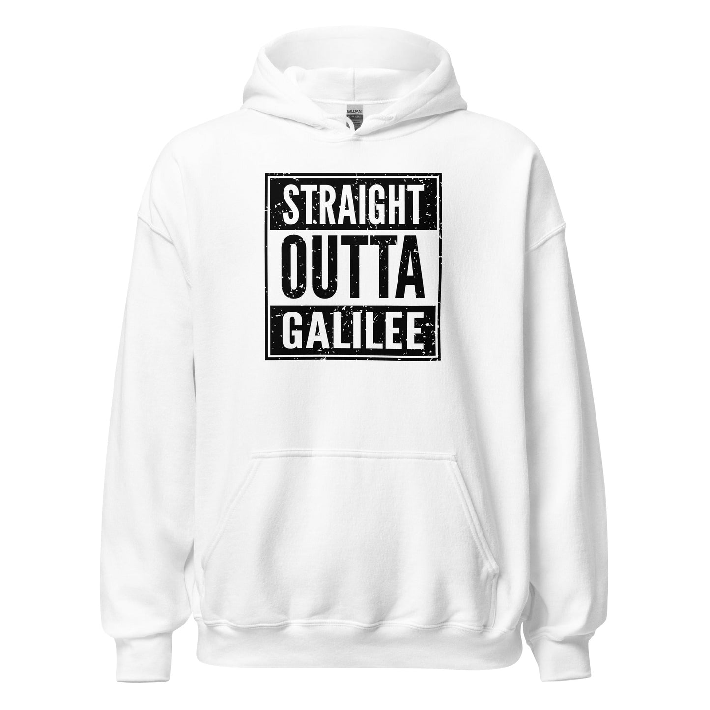 Straight Outta Galilee Christian Rap Parody Hoodie - Inken Image