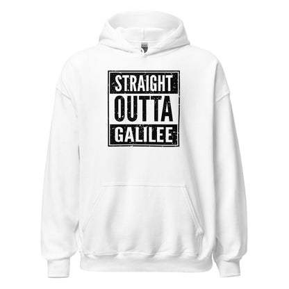 Straight Outta Galilee Christian Rap Parody Hoodie - Inken Image