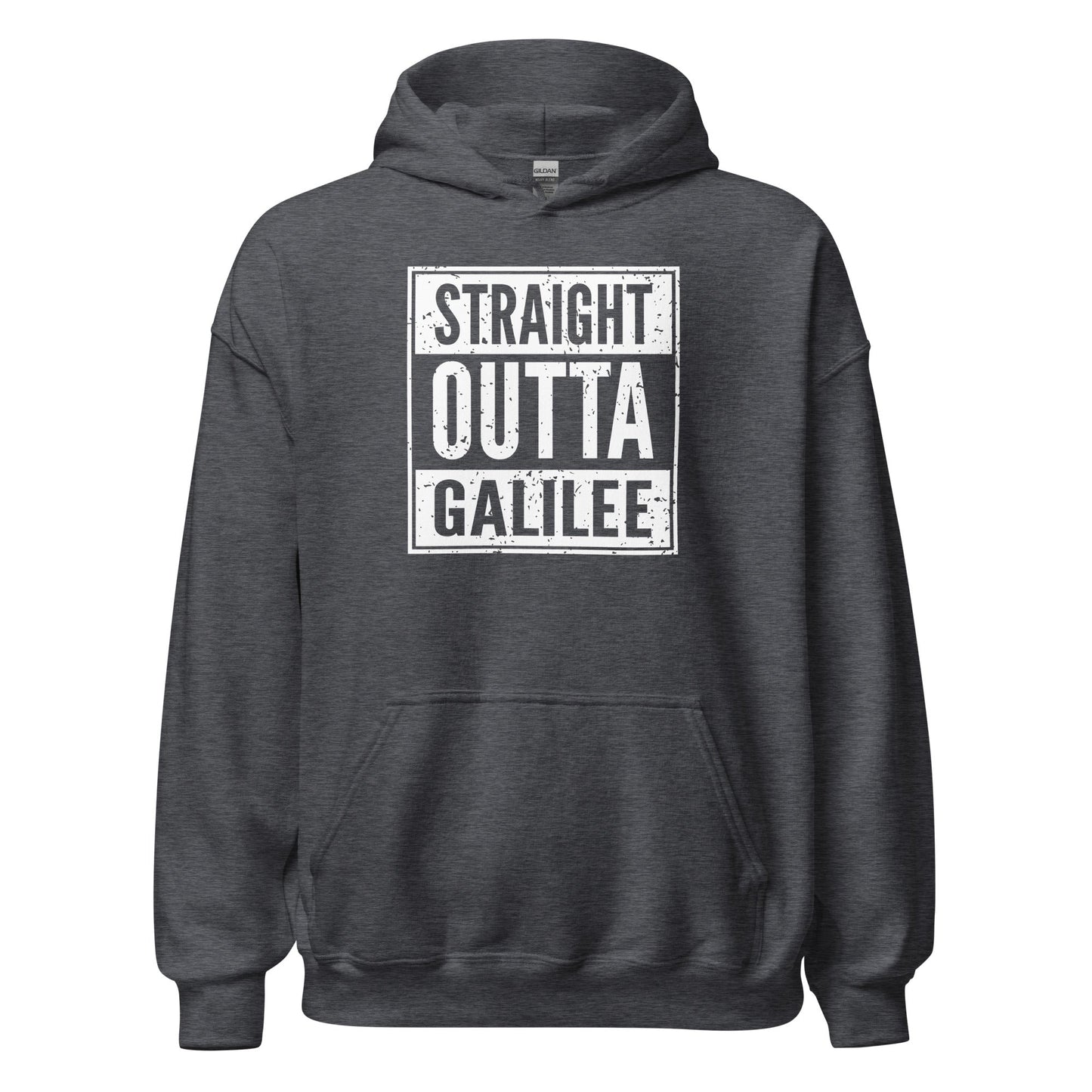 Straight Outta Galilee Christian Rap Parody Hoodie - Inken Image