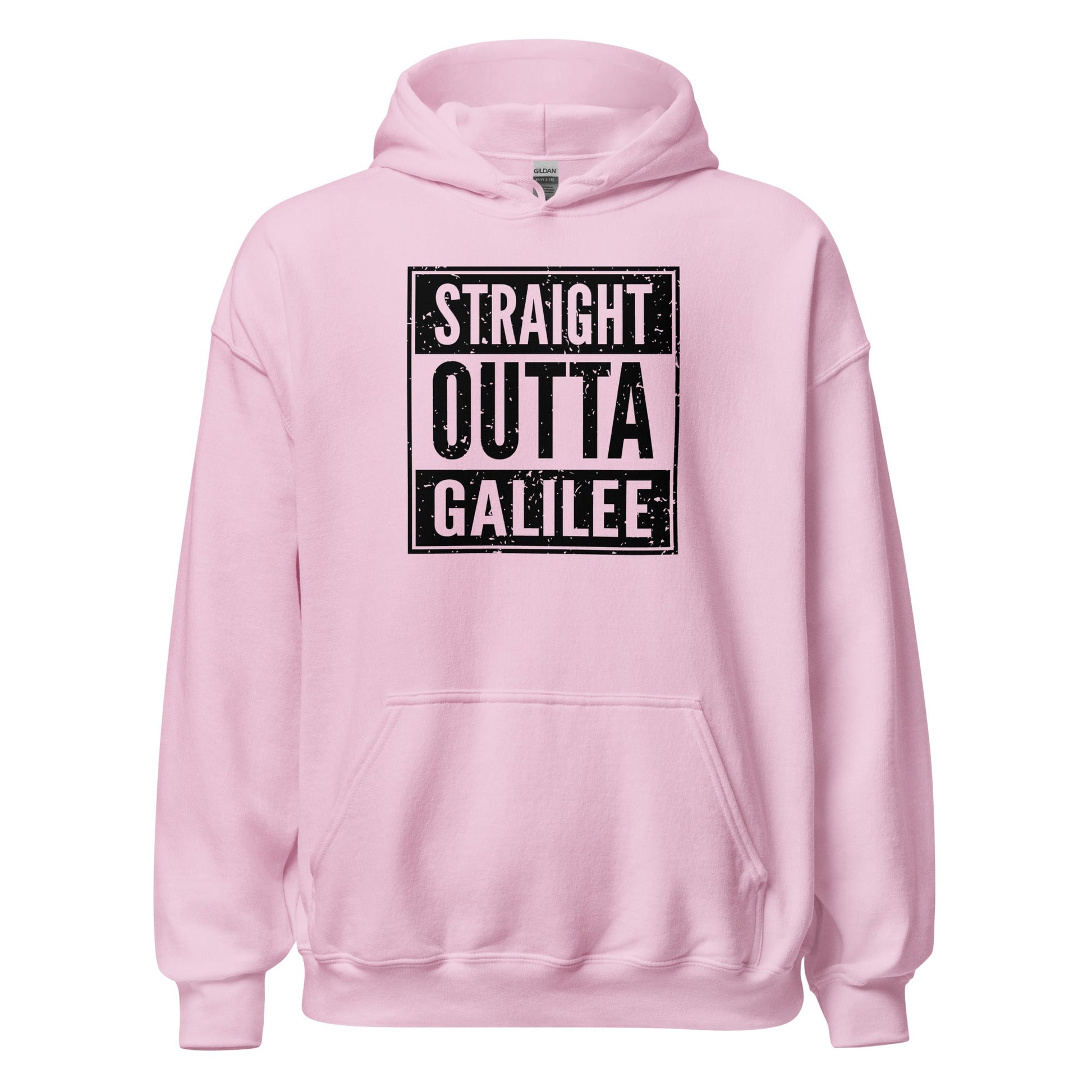 Straight Outta Galilee Christian Rap Parody Hoodie - Inken Image