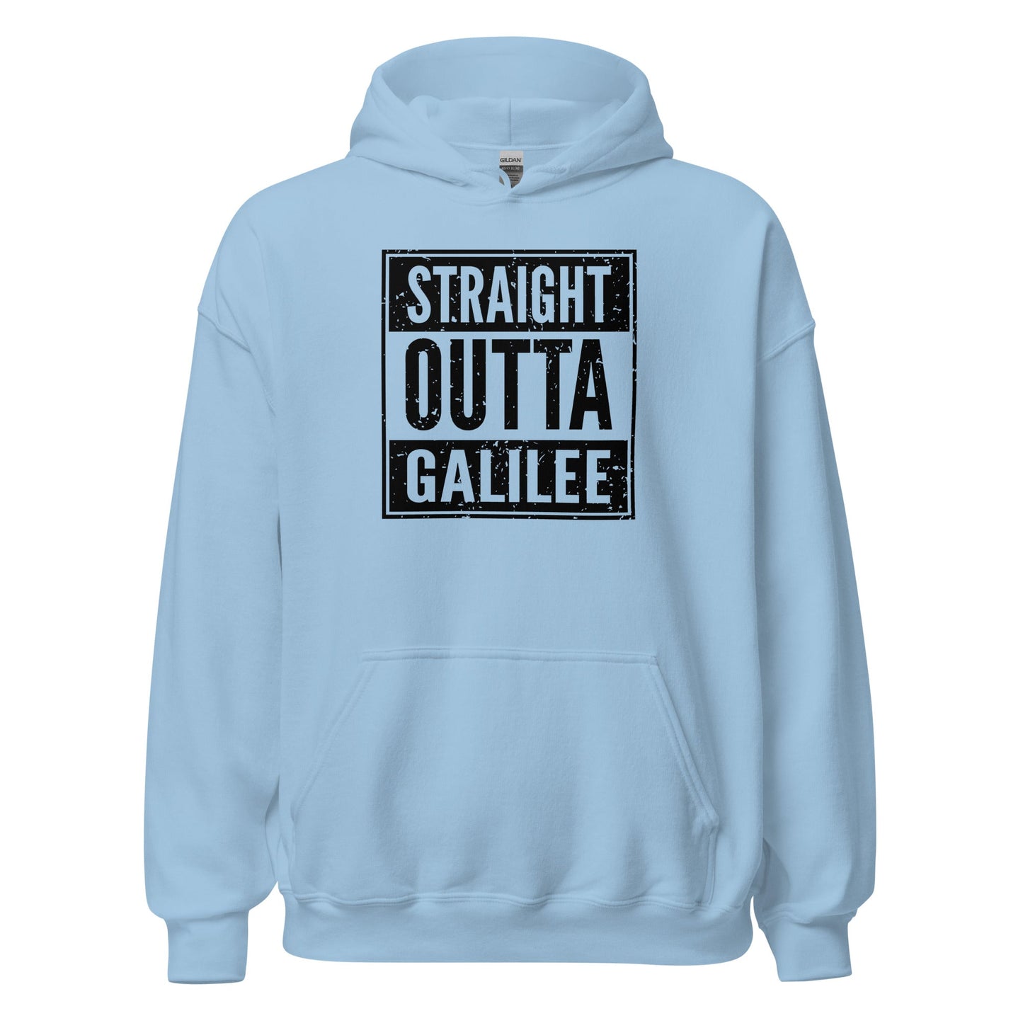 Straight Outta Galilee Christian Rap Parody Hoodie - Inken Image