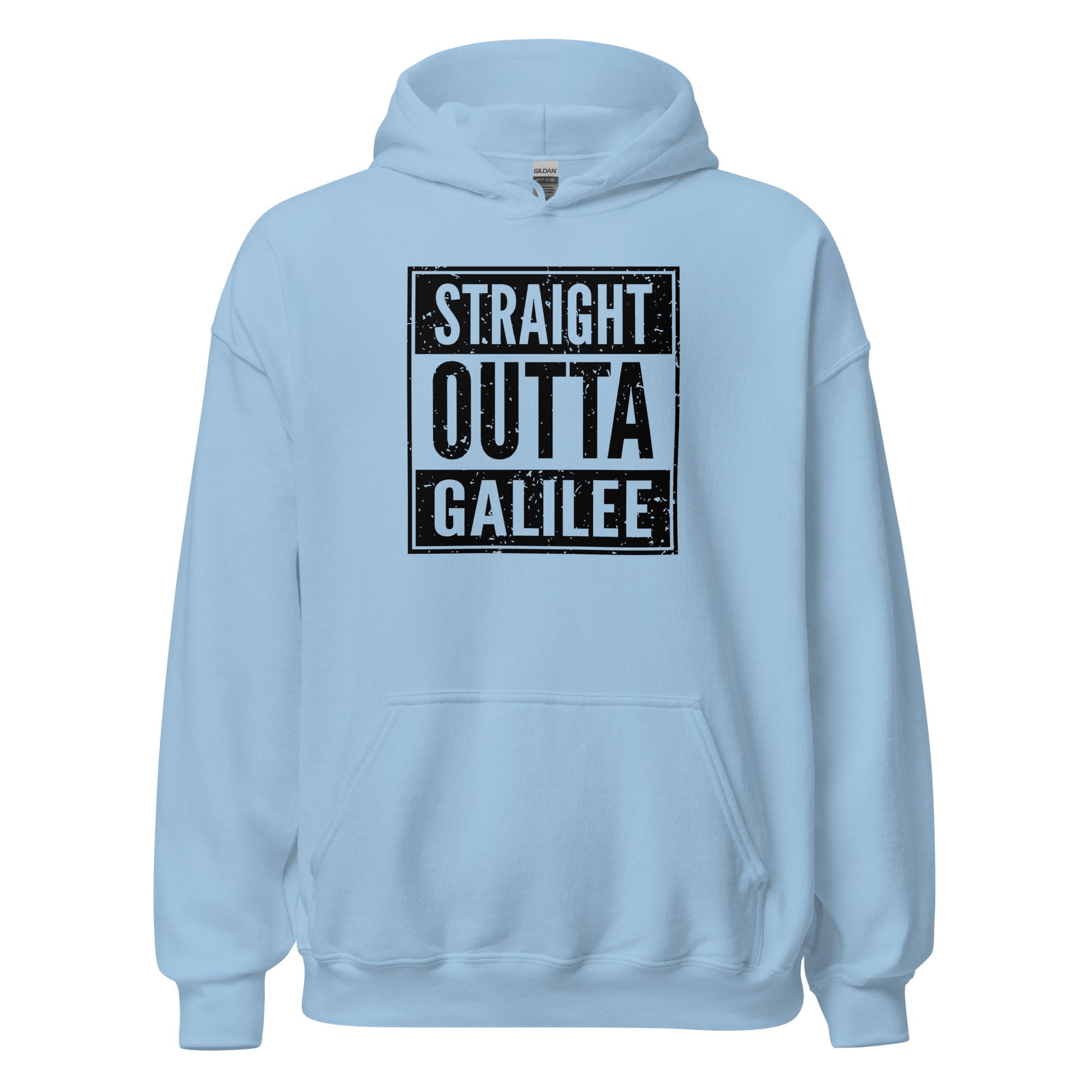 Straight Outta Galilee Christian Rap Parody Hoodie - Inken Image