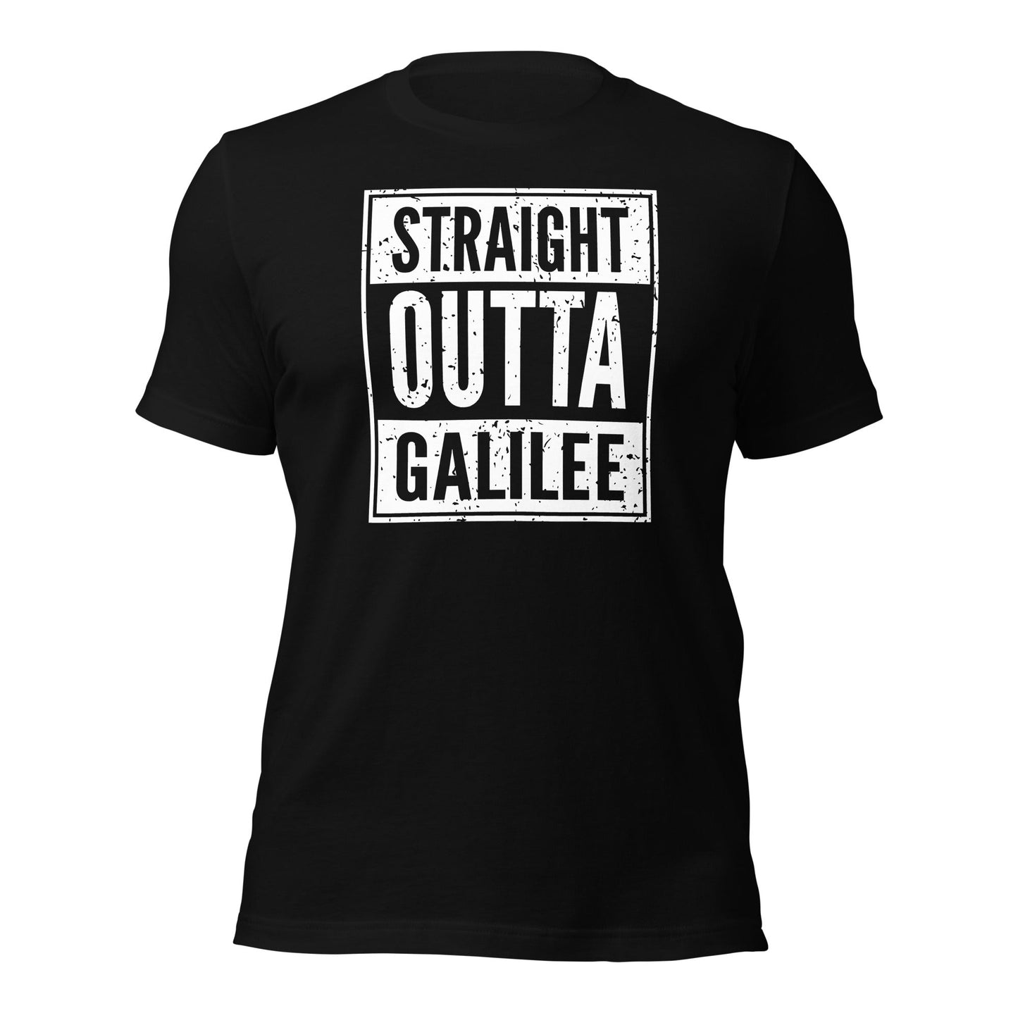 Straight Outta Galilee Christian Rap Parody T-Shirt - Inken Image