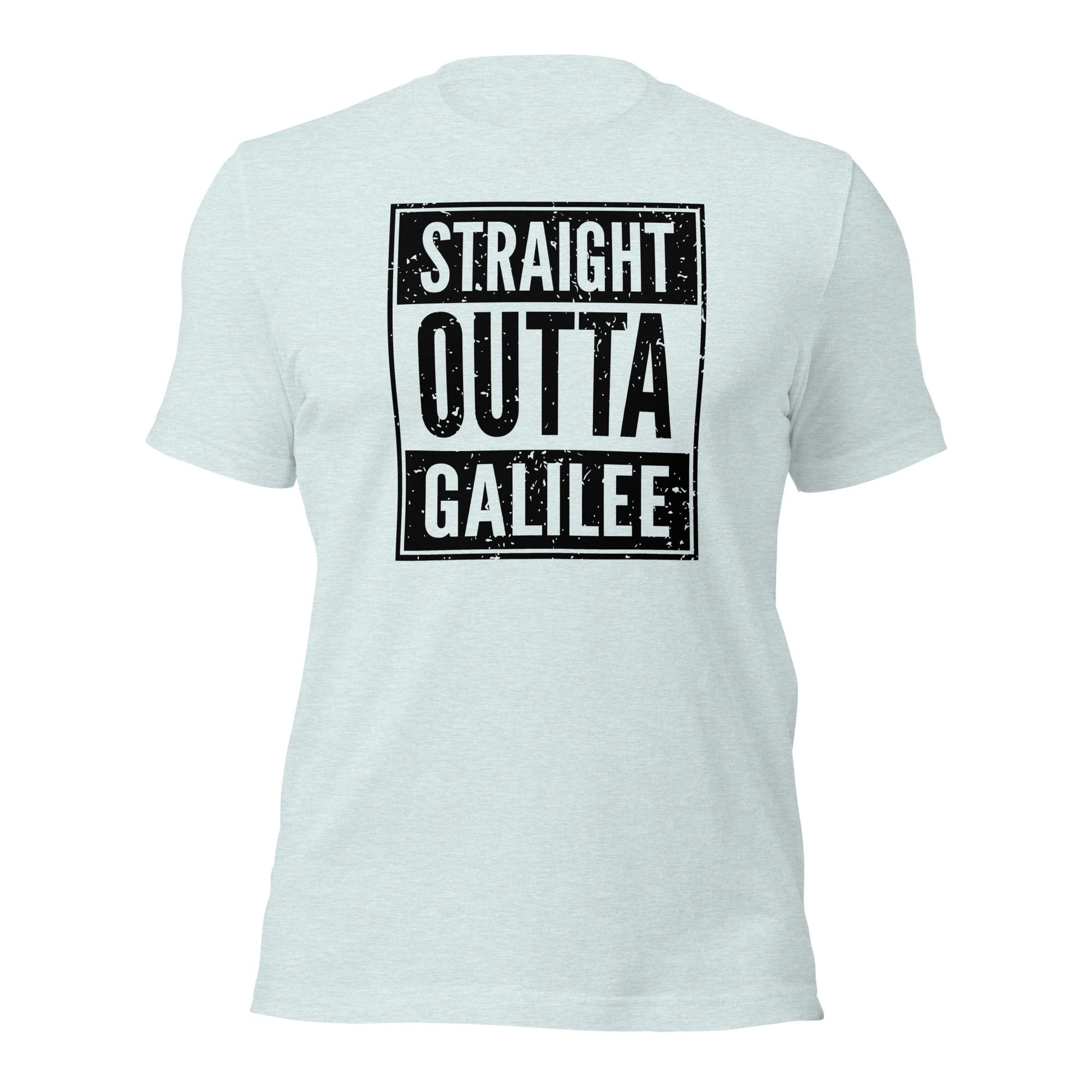 Straight Outta Galilee Christian Rap Parody T-Shirt - Inken Image