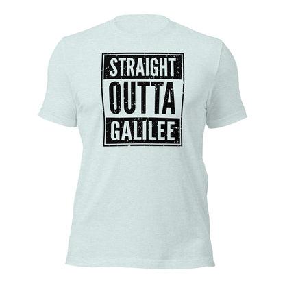 Straight Outta Galilee Christian Rap Parody T-Shirt - Inken Image
