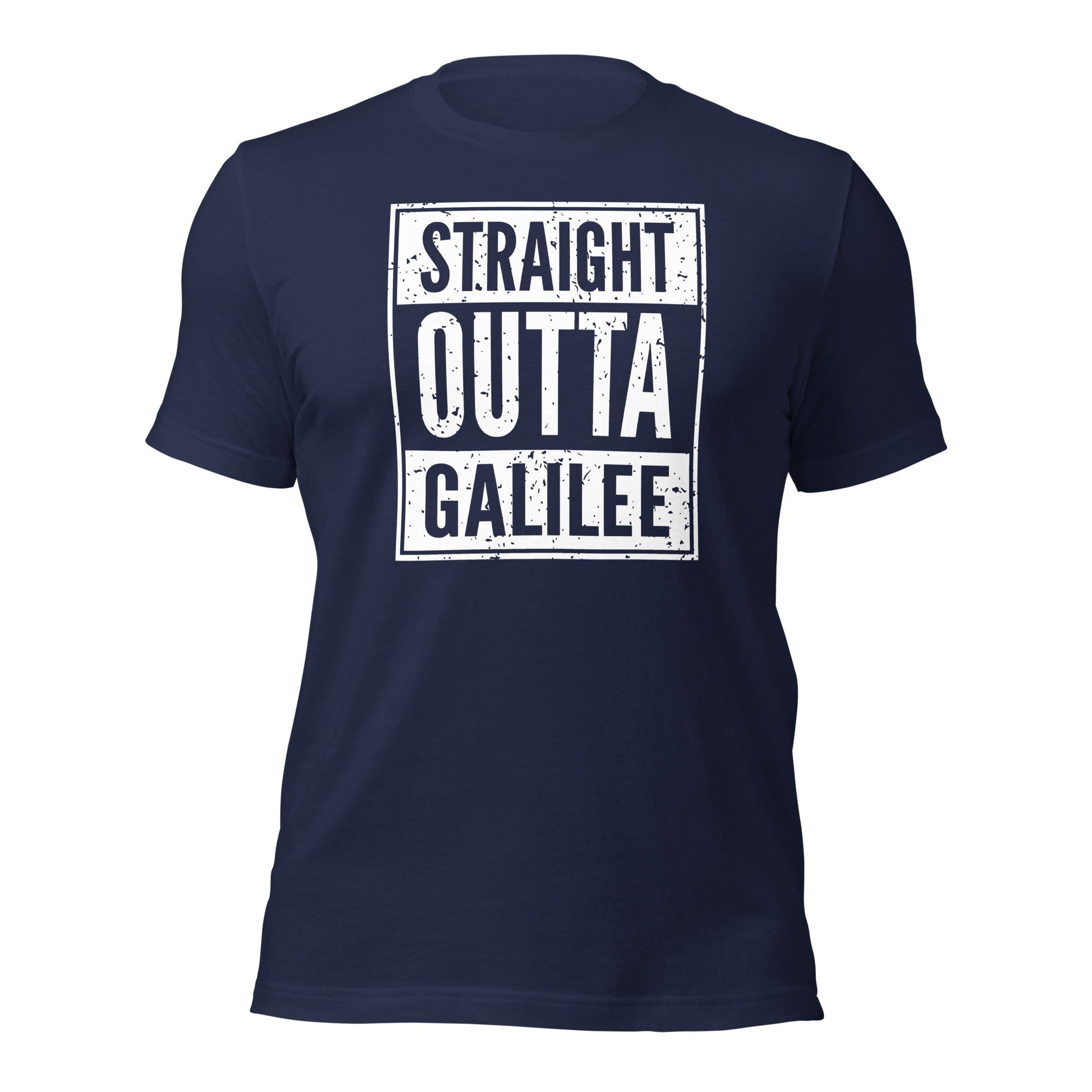 Straight Outta Galilee Christian Rap Parody T-Shirt - Inken Image