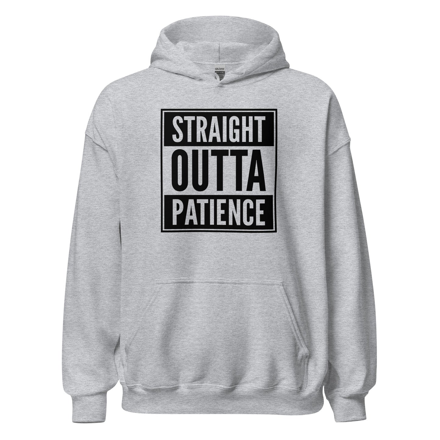 Straight Outta Patience Parody Rap Hoodie - Inken Image