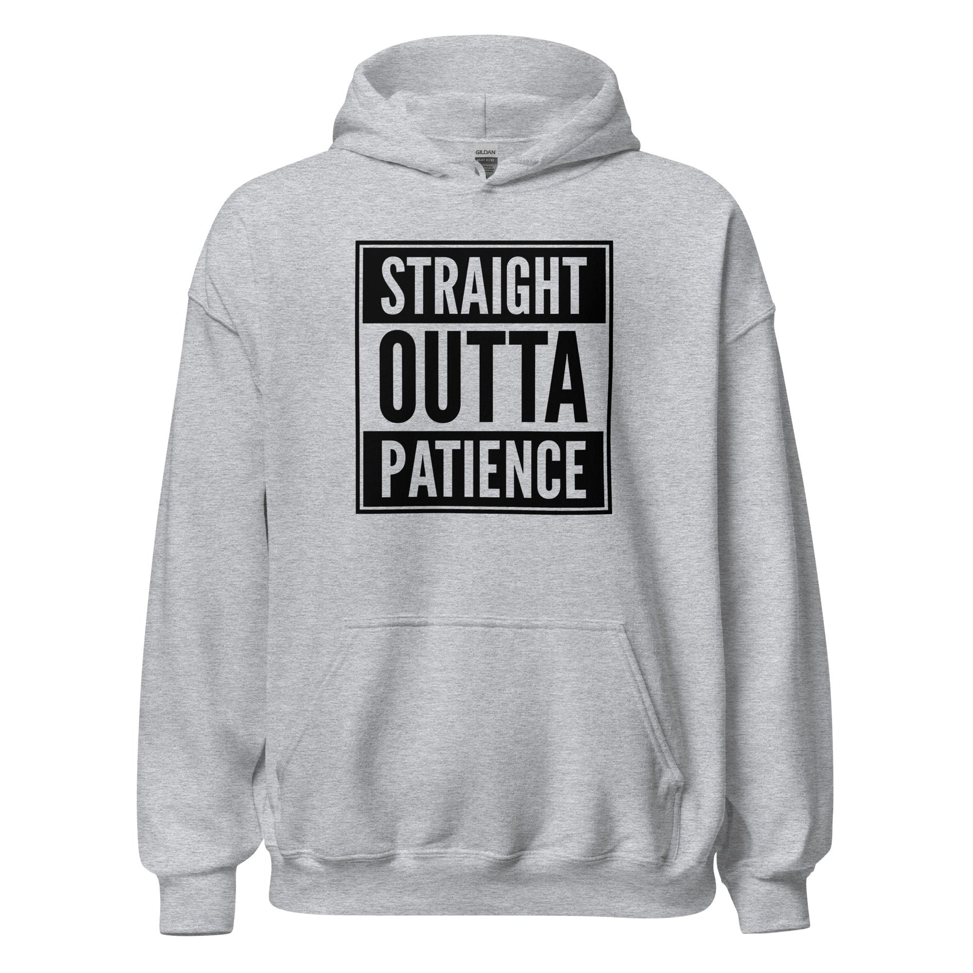 Straight Outta Patience Parody Rap Hoodie - Inken Image