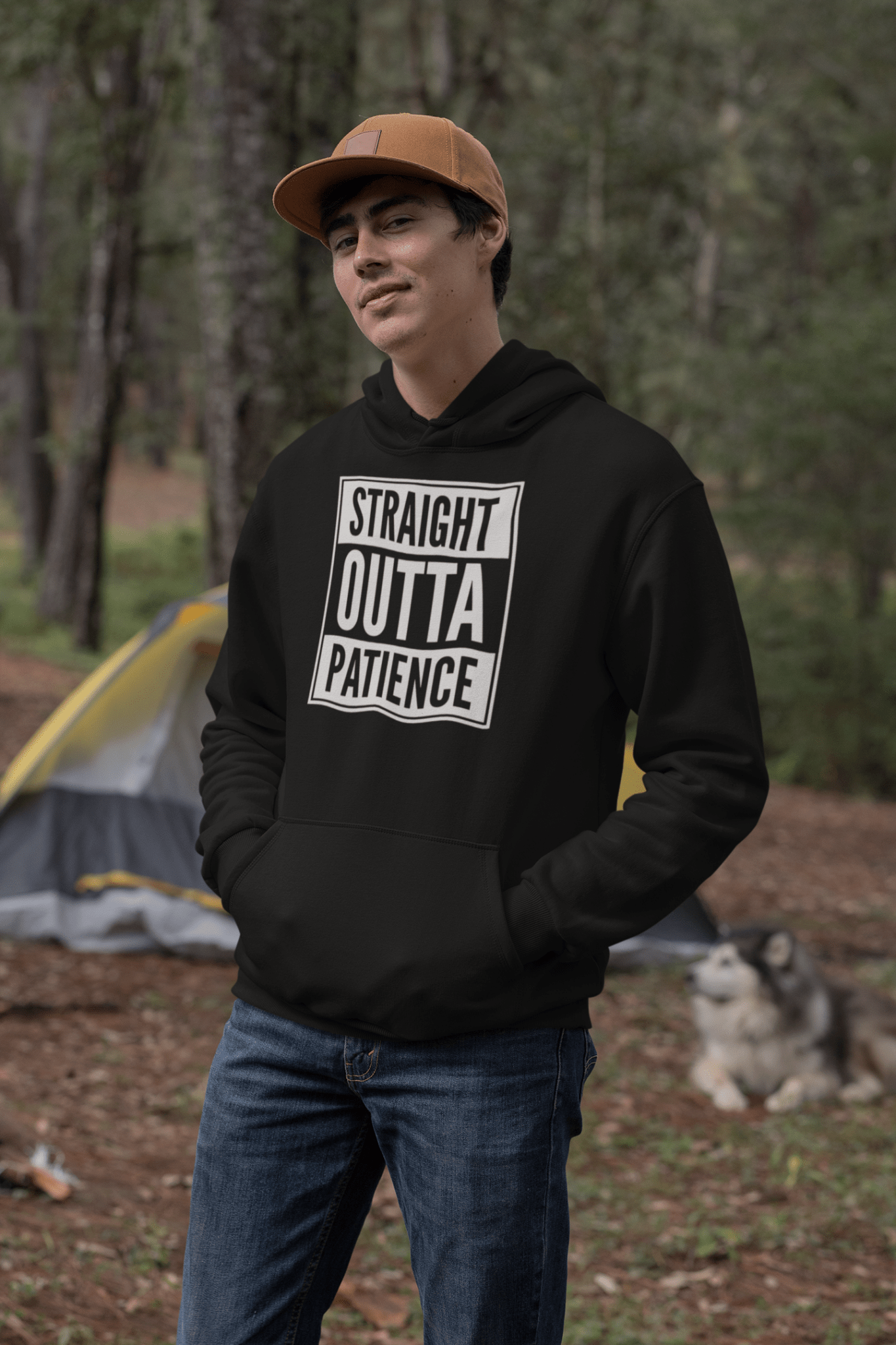 Straight Outta Patience Parody Rap Hoodie - Inken Image