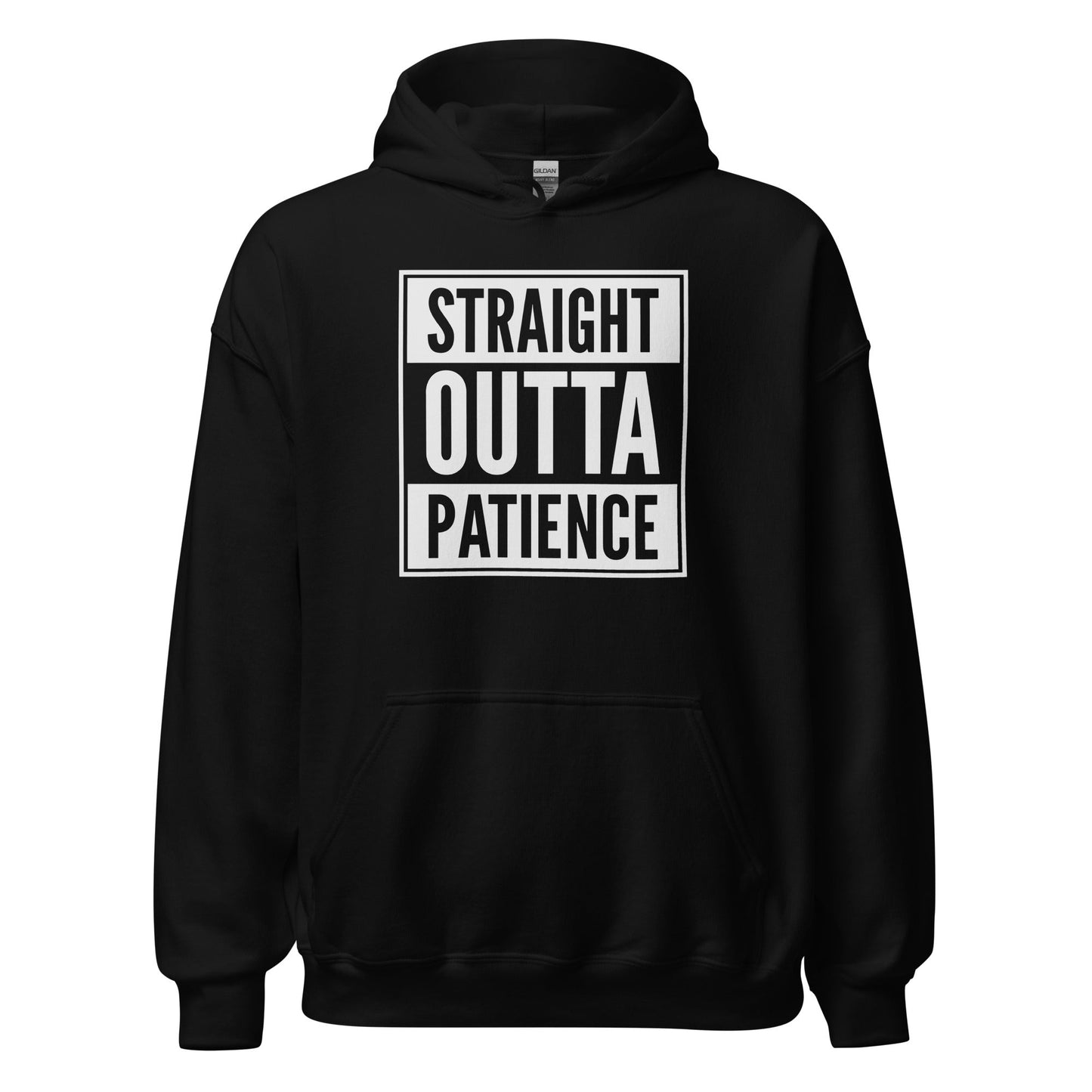 Straight Outta Patience Parody Rap Hoodie - Inken Image
