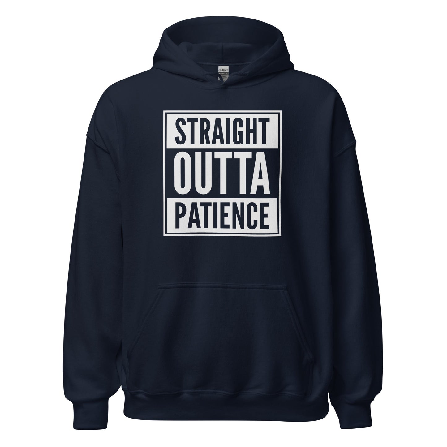 Straight Outta Patience Parody Rap Hoodie - Inken Image