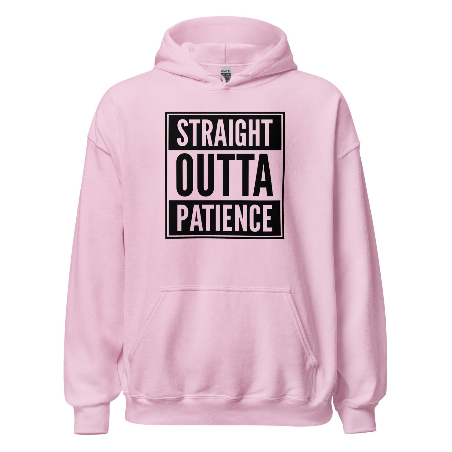 Straight Outta Patience Parody Rap Hoodie - Inken Image
