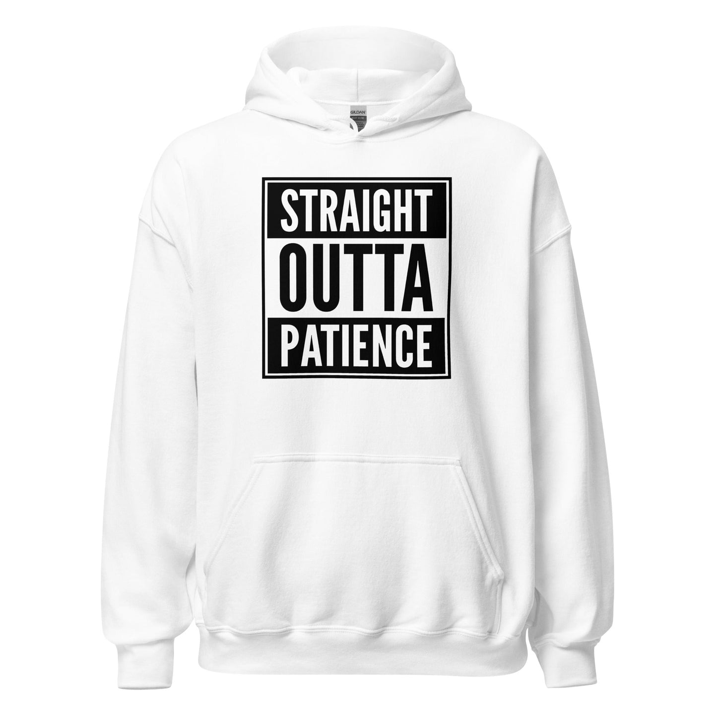 Straight Outta Patience Parody Rap Hoodie - Inken Image