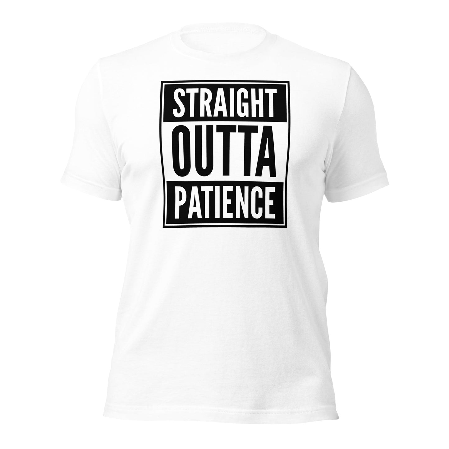 Straight Outta Patience Parody Rap T-Shirt - Inken Image