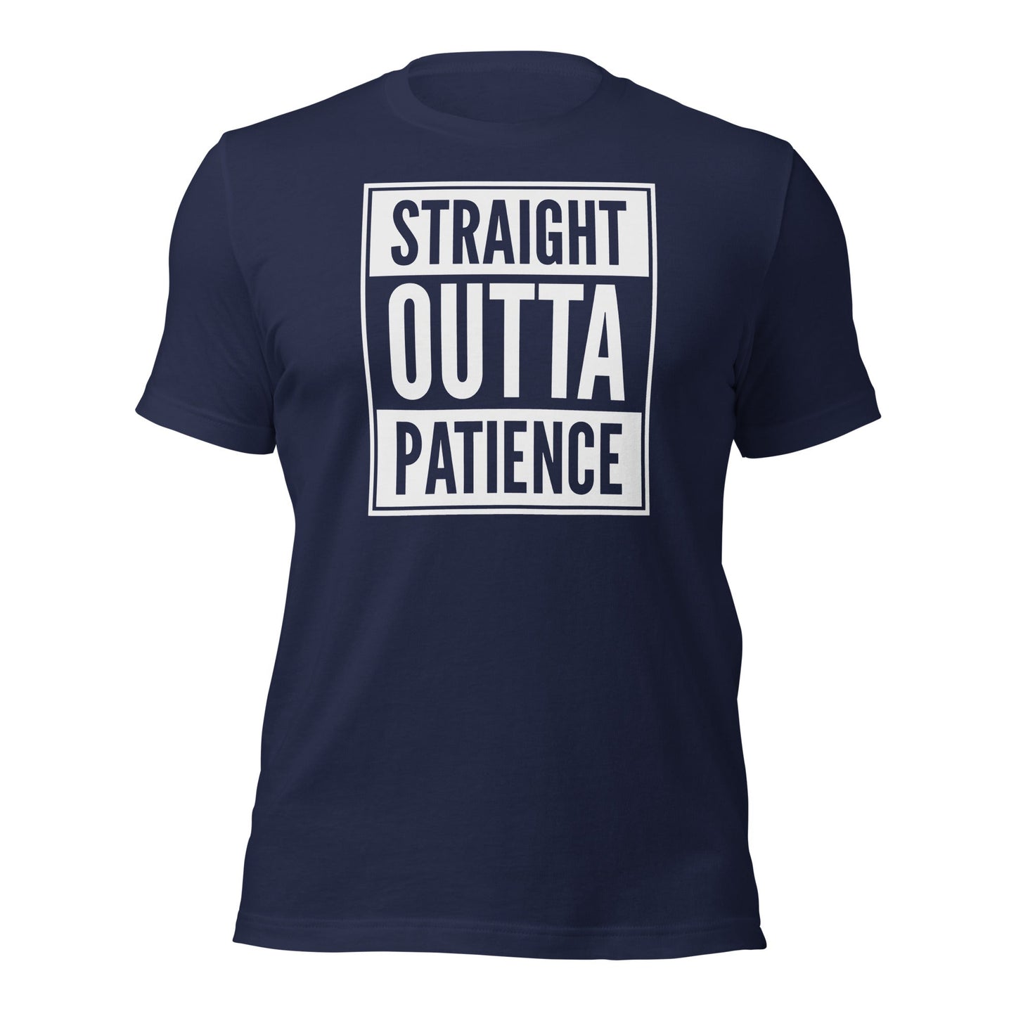 Straight Outta Patience Parody Rap T-Shirt - Inken Image
