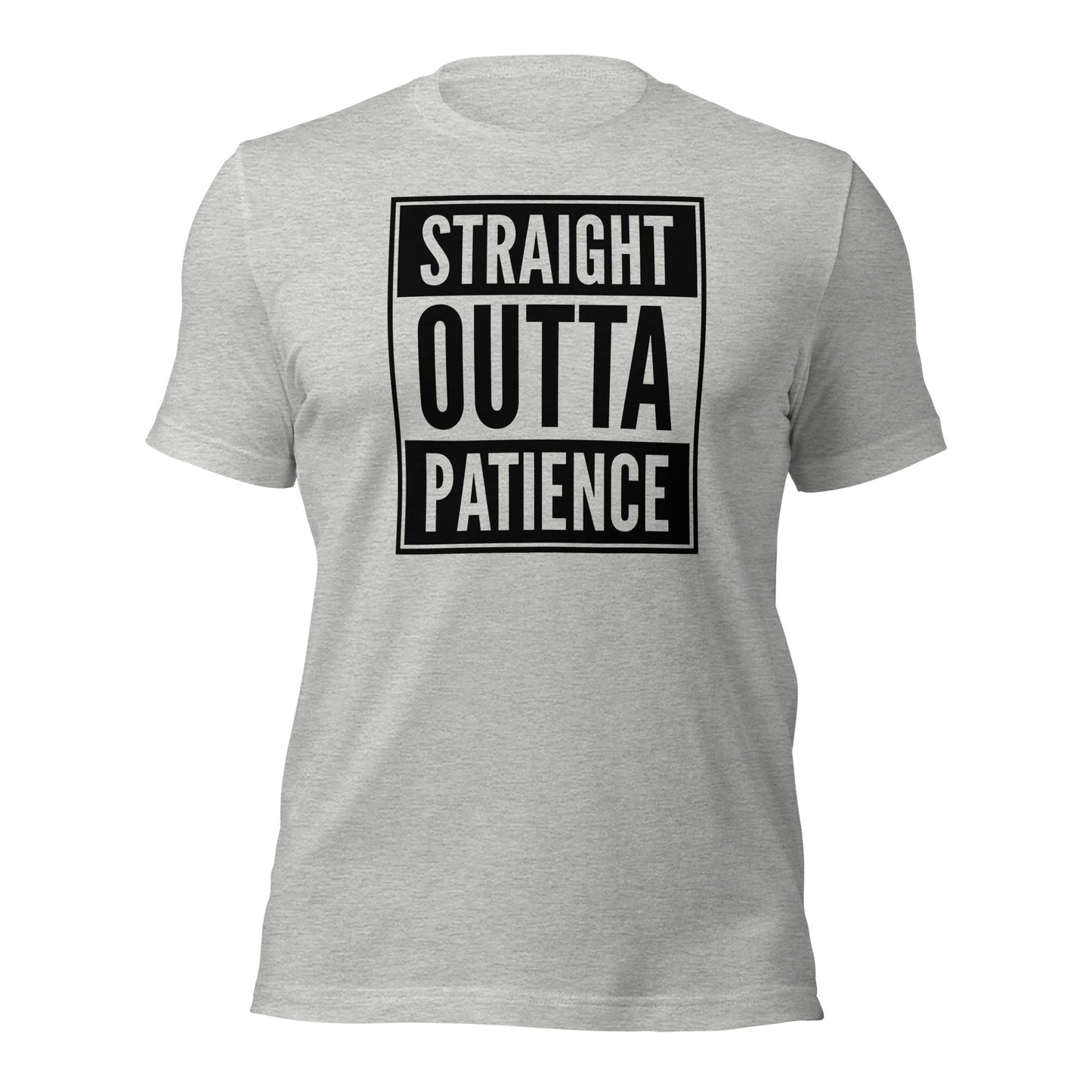 Straight Outta Patience Parody Rap T-Shirt - Inken Image