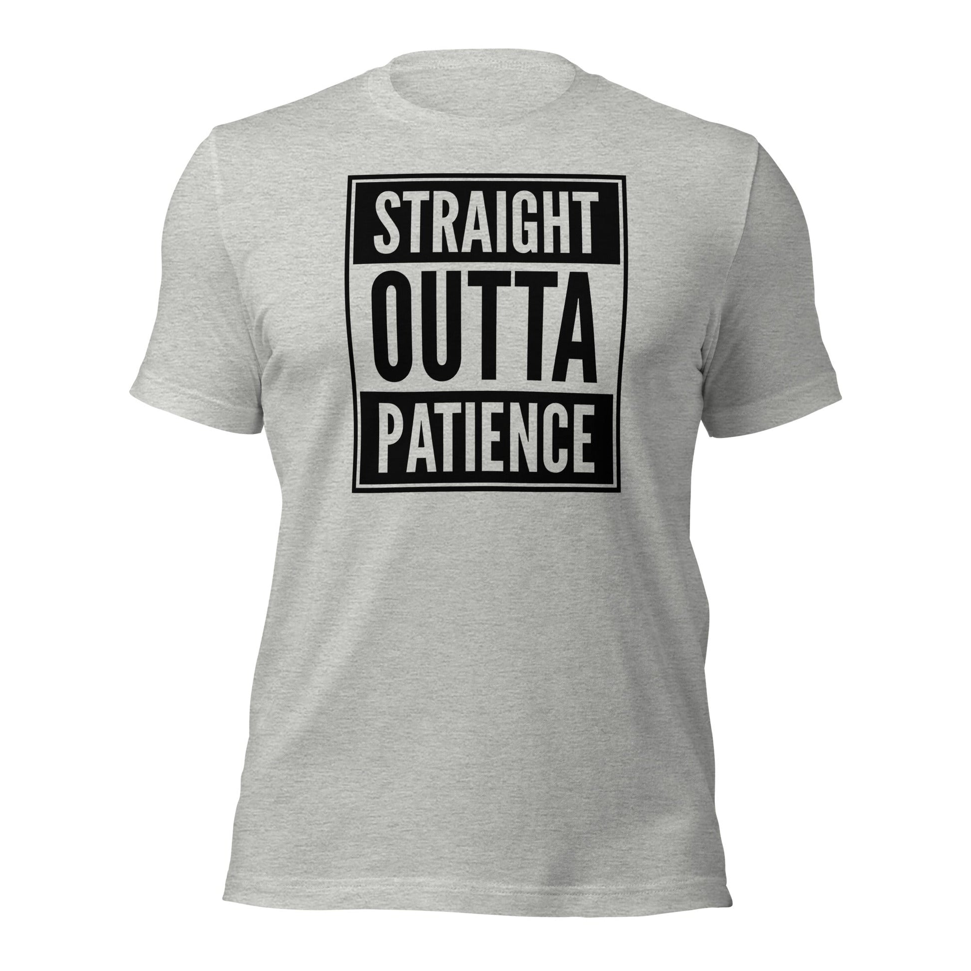 Straight Outta Patience Parody Rap T-Shirt - Inken Image