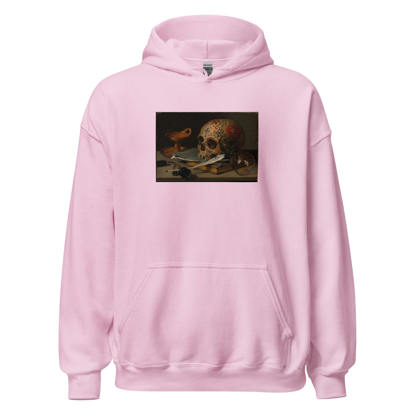 Sugar Skull Vanitas Still Life Hoodie Pieter Claesz Dia De Los Muertos Sweatshirt - Inken Image