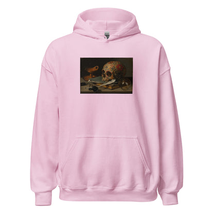 Sugar Skull Vanitas Still Life Hoodie Pieter Claesz Dia De Los Muertos Sweatshirt - Inken Image