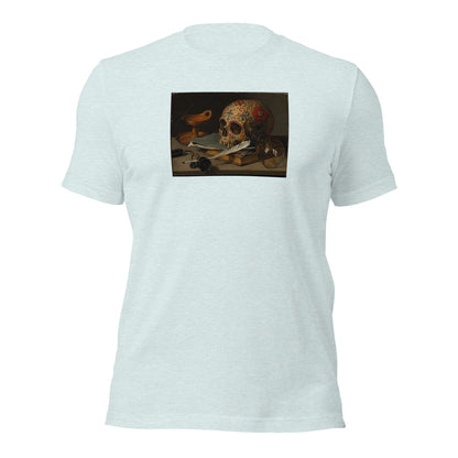Sugar Skull Vanitas Still Life Shirt Pieter Claesz Dia De Los Muertos Tee - Inken Image
