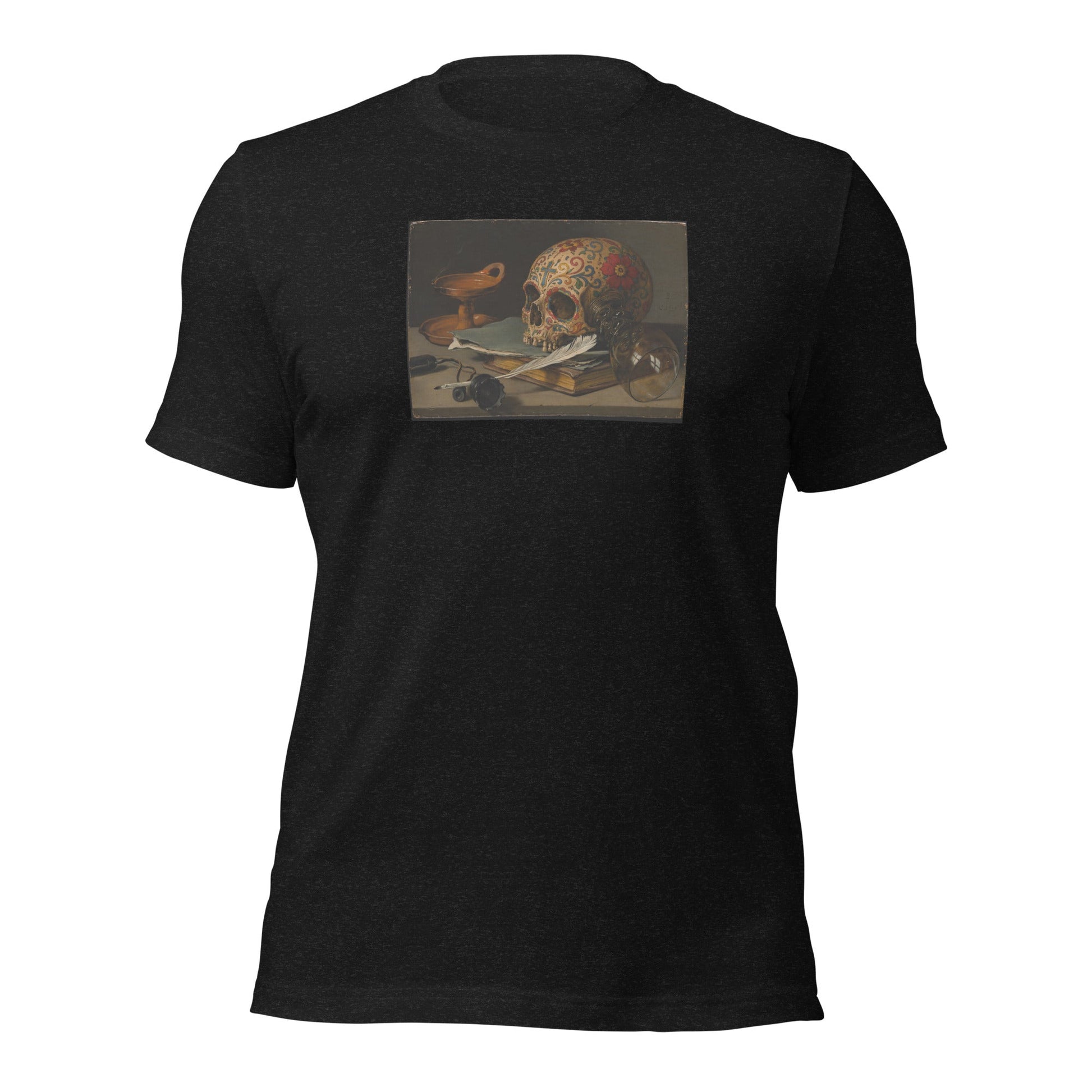 Sugar Skull Vanitas Still Life Shirt Pieter Claesz Dia De Los Muertos Tee - Inken Image