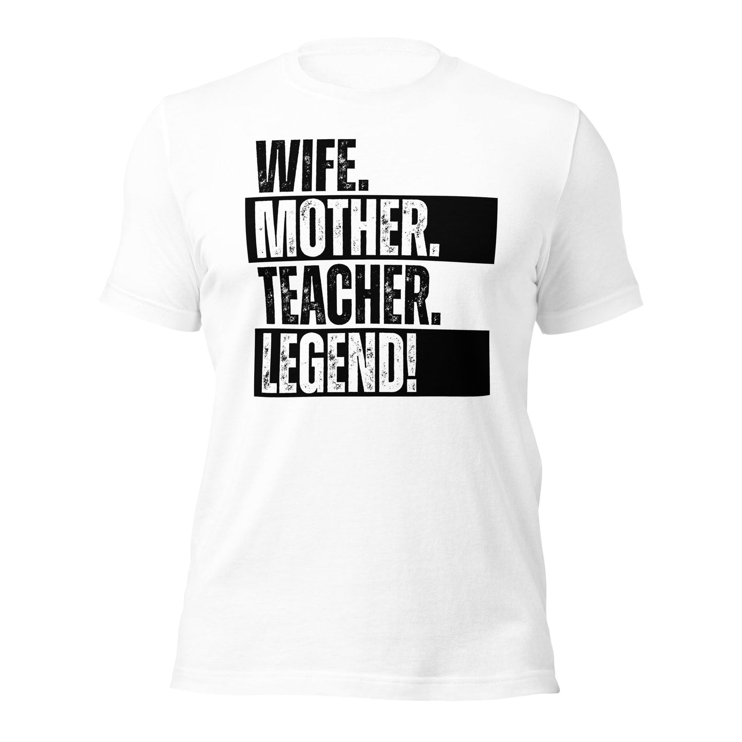 Teacher Mom Shirt Funny Educator Wife Tee - Inken Image