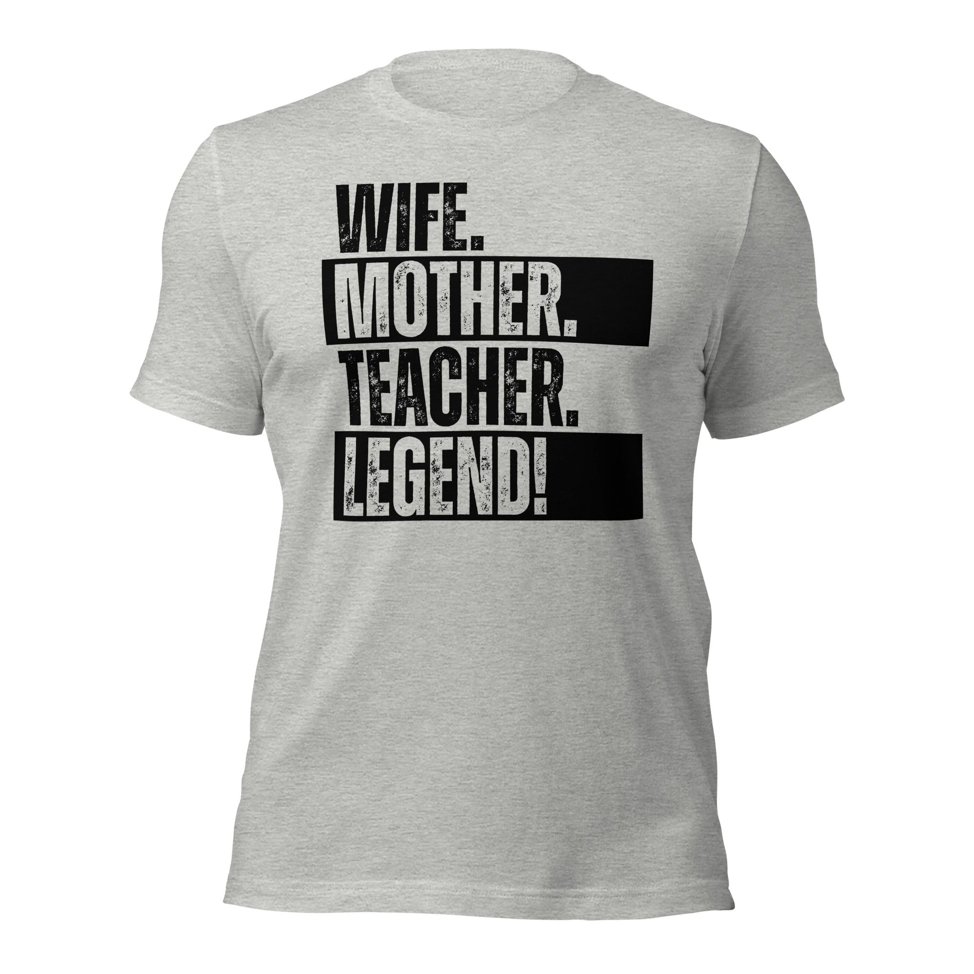 Teacher Mom Shirt Funny Educator Wife Tee - Inken Image