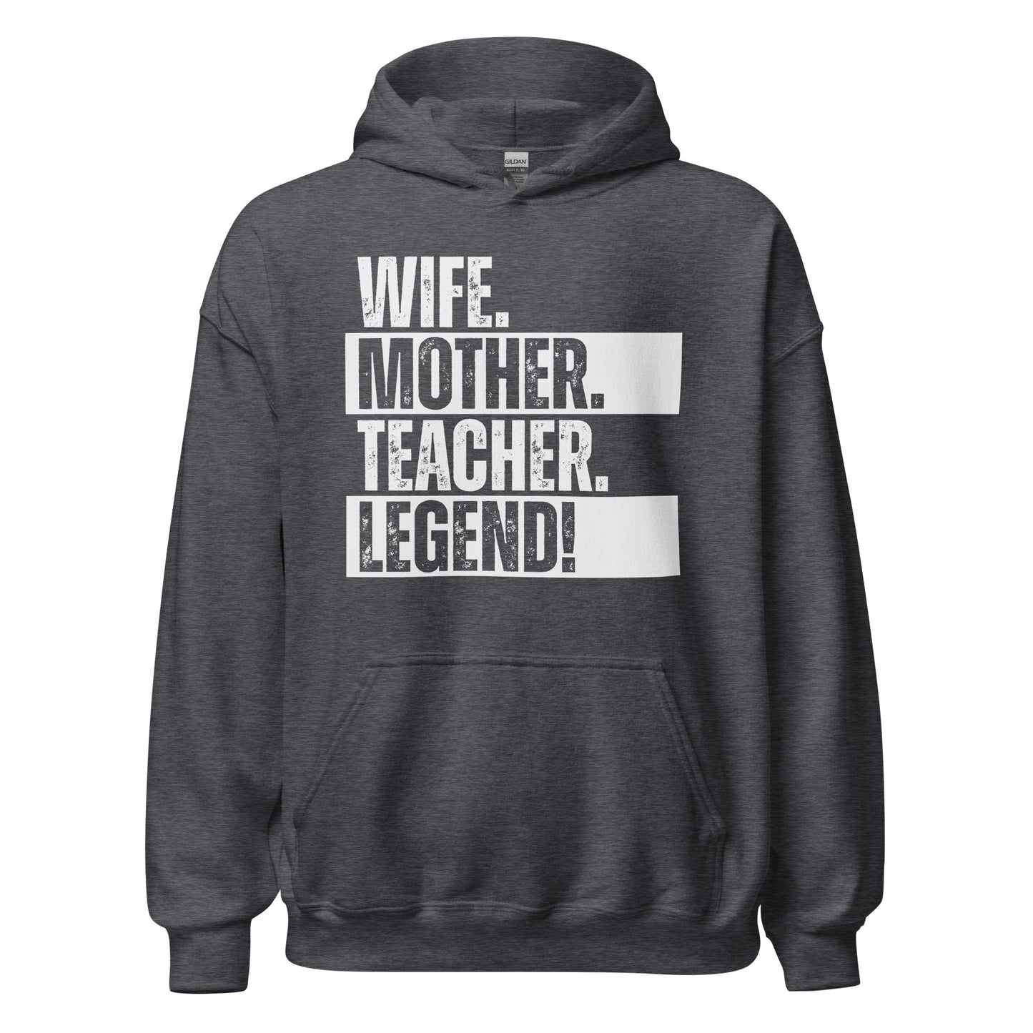 Teacher Mom Sweatshirt Funny Educator Wife Hoodie - Inken Image