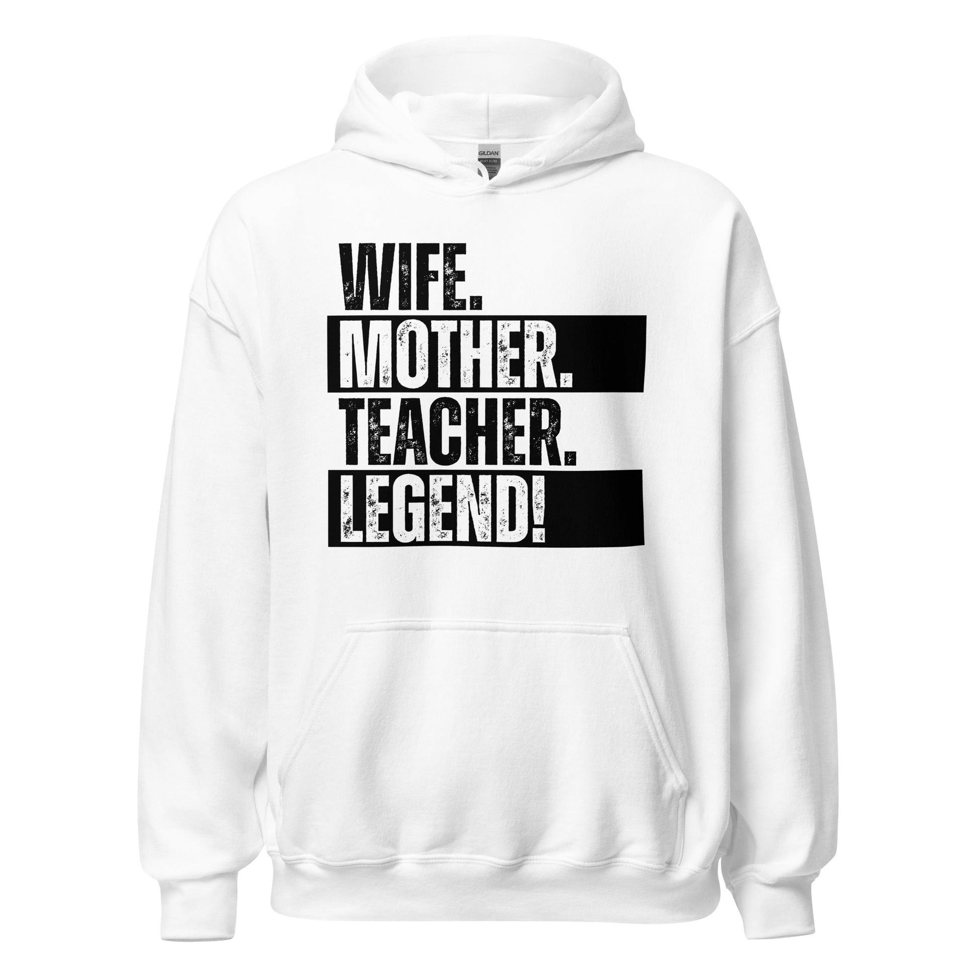 Teacher Mom Sweatshirt Funny Educator Wife Hoodie - Inken Image