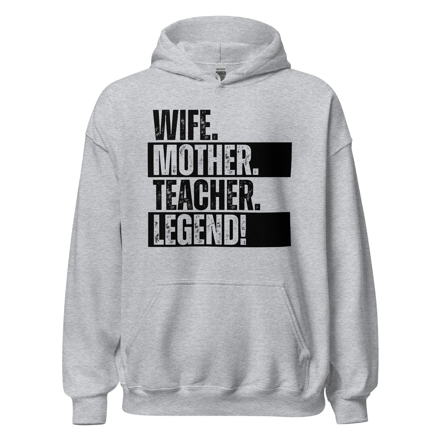 Teacher Mom Sweatshirt Funny Educator Wife Hoodie - Inken Image