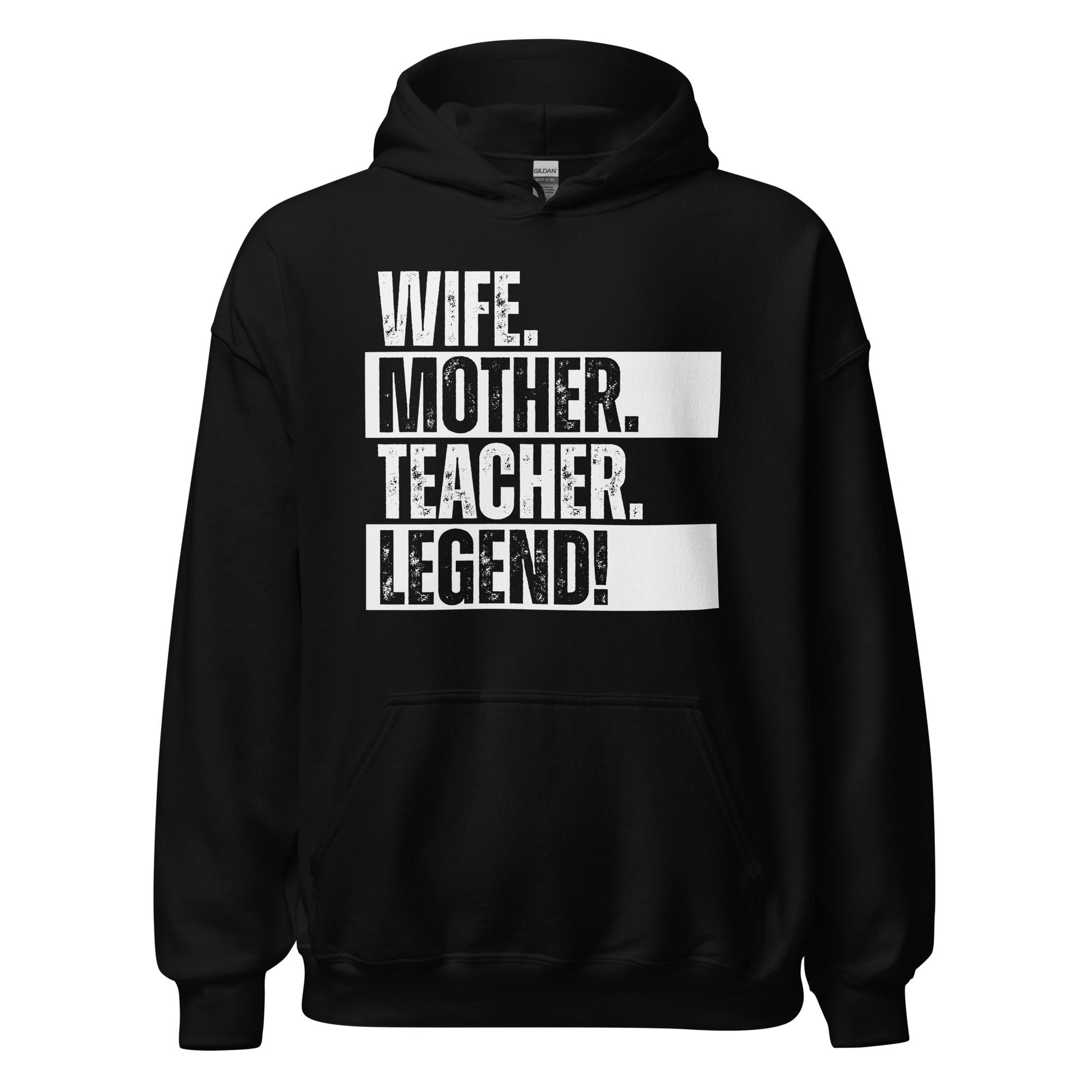Teacher Mom Sweatshirt Funny Educator Wife Hoodie - Inken Image