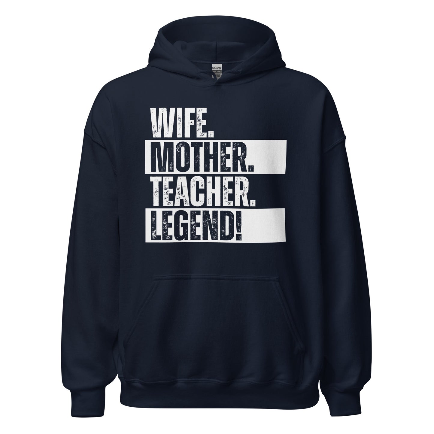 Teacher Mom Sweatshirt Funny Educator Wife Hoodie - Inken Image