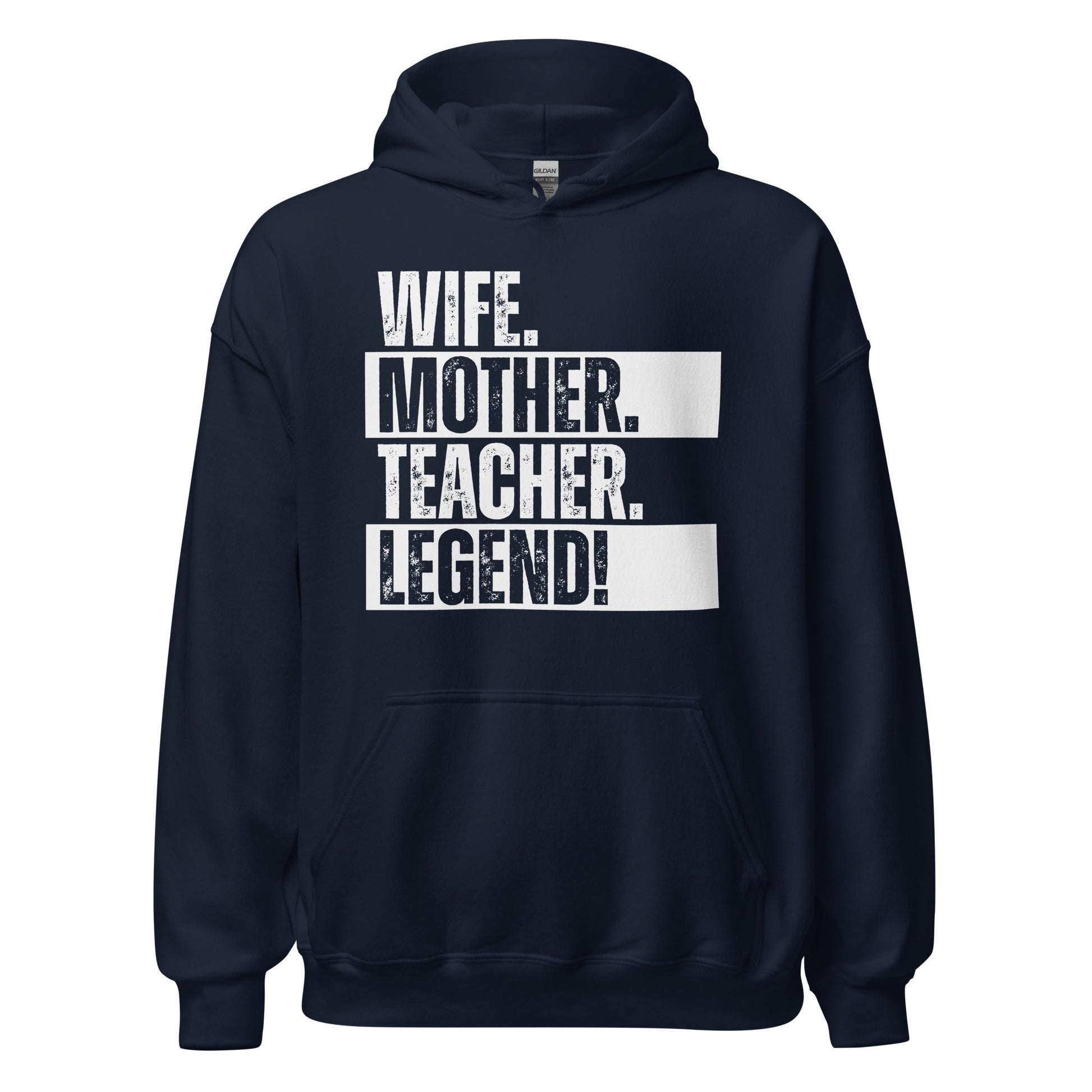 Teacher Mom Sweatshirt Funny Educator Wife Hoodie - Inken Image