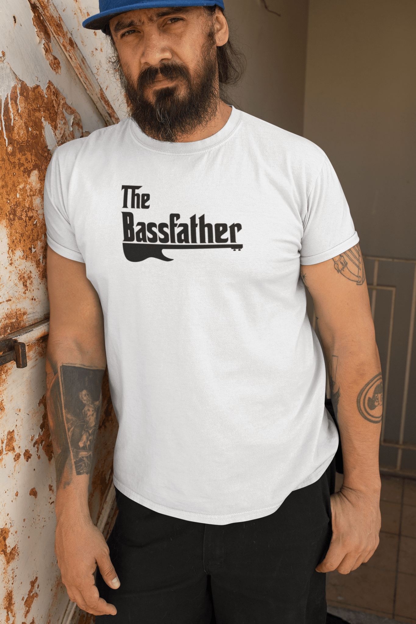 The Bassfather Parody Guitarist T-Shirt - Inken Image