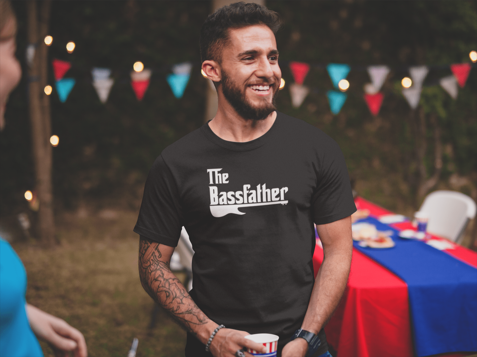 The Bassfather Parody Guitarist T-Shirt - Inken Image