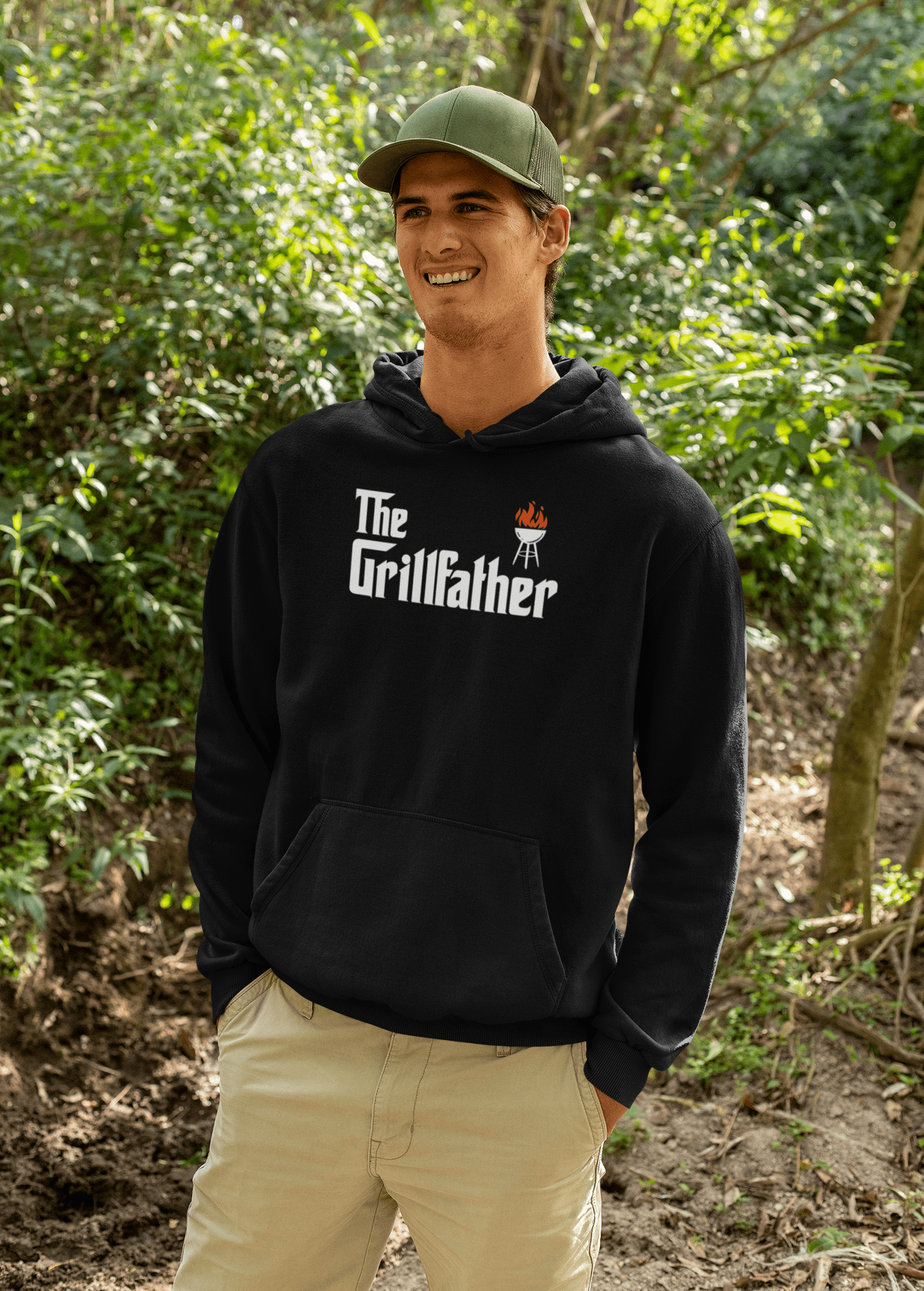 The Grillfather Parody Grill Master Hoodie - Inken Image