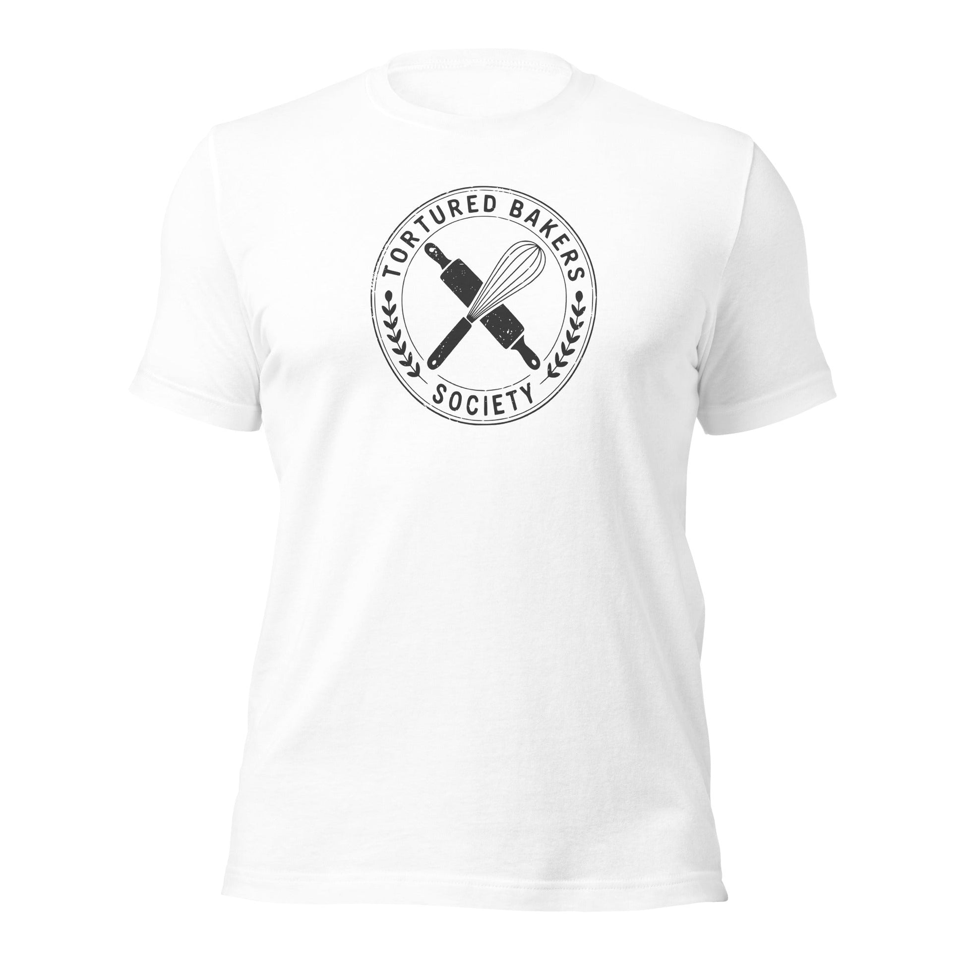 Tortured Bakers Society Shirt Kitchen Humor Graphic Tee - Inken Image