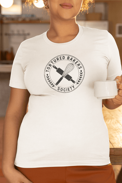Tortured Bakers Society Shirt Kitchen Humor Graphic Tee - Inken Image