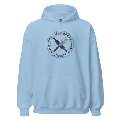 Tortured Bakers Society Sweatshirt Kitchen Humor Graphic Hoodie - Inken Image