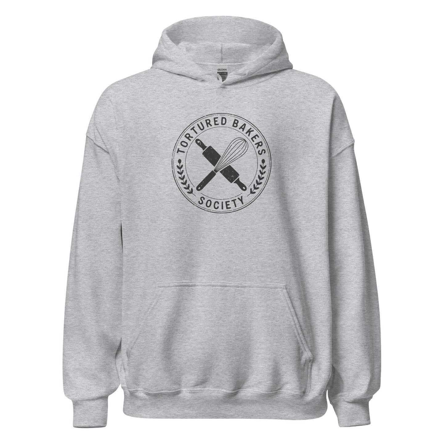 Tortured Bakers Society Sweatshirt Kitchen Humor Graphic Hoodie - Inken Image