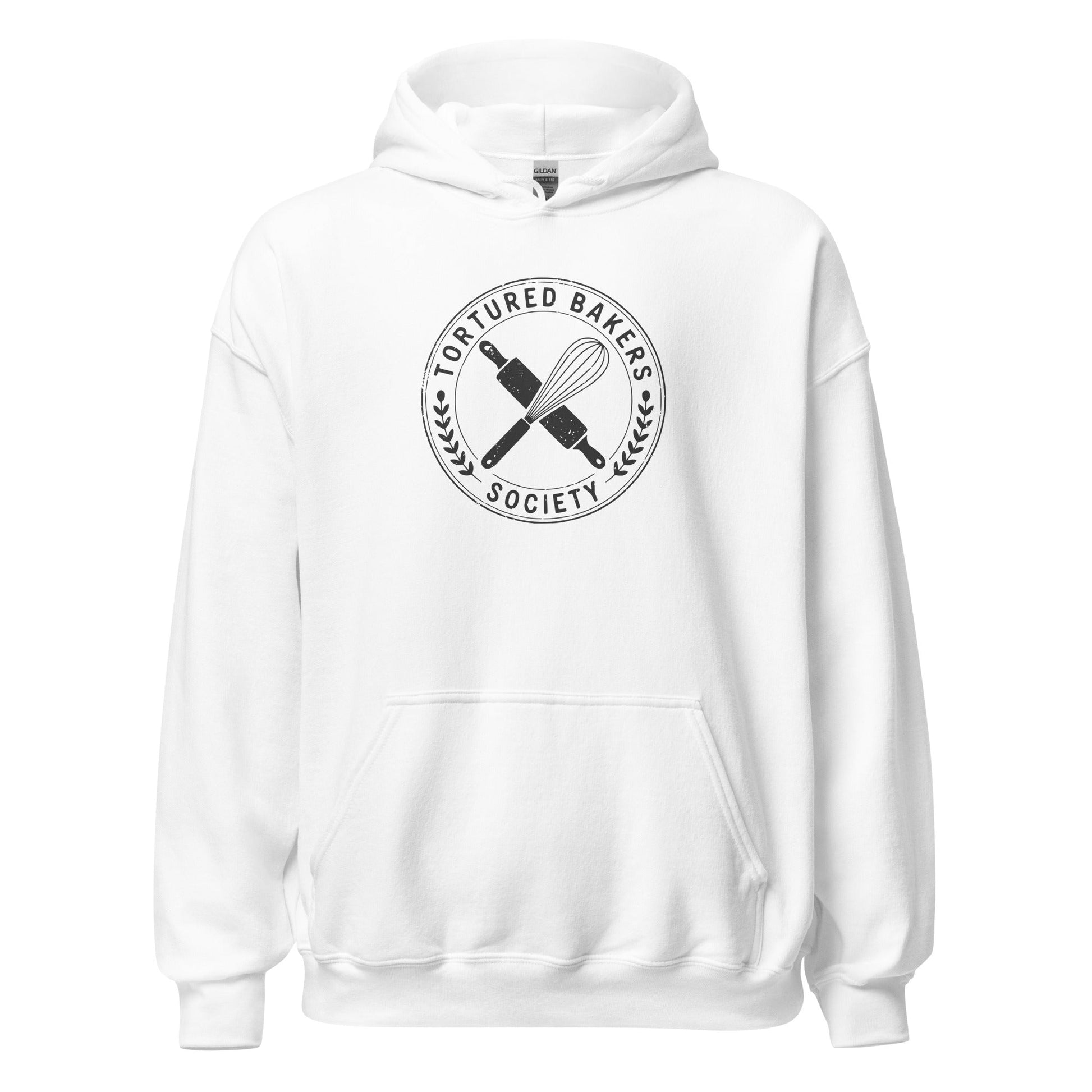 Tortured Bakers Society Sweatshirt Kitchen Humor Graphic Hoodie - Inken Image