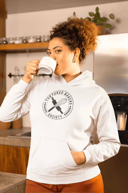 Tortured Bakers Society Sweatshirt Kitchen Humor Graphic Hoodie - Inken Image