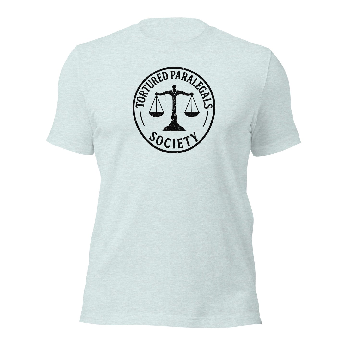 Tortured Paralegals Society Shirt Legal Humor Graphic Tee - Inken Image