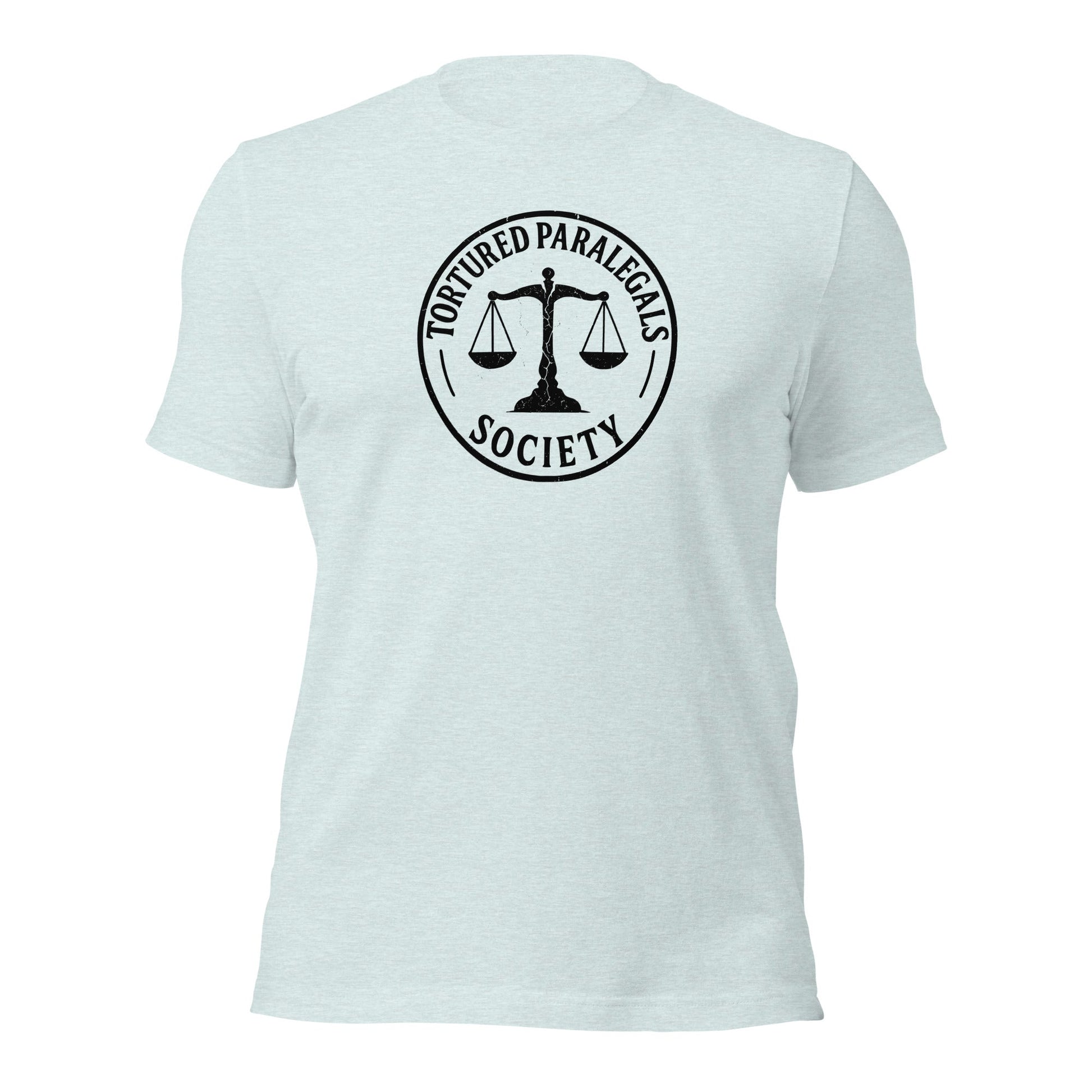 Tortured Paralegals Society Shirt Legal Humor Graphic Tee - Inken Image