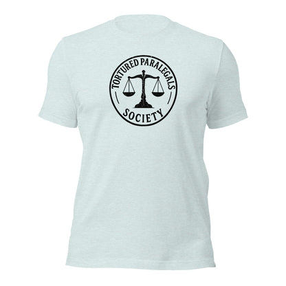 Tortured Paralegals Society Shirt Legal Humor Graphic Tee - Inken Image