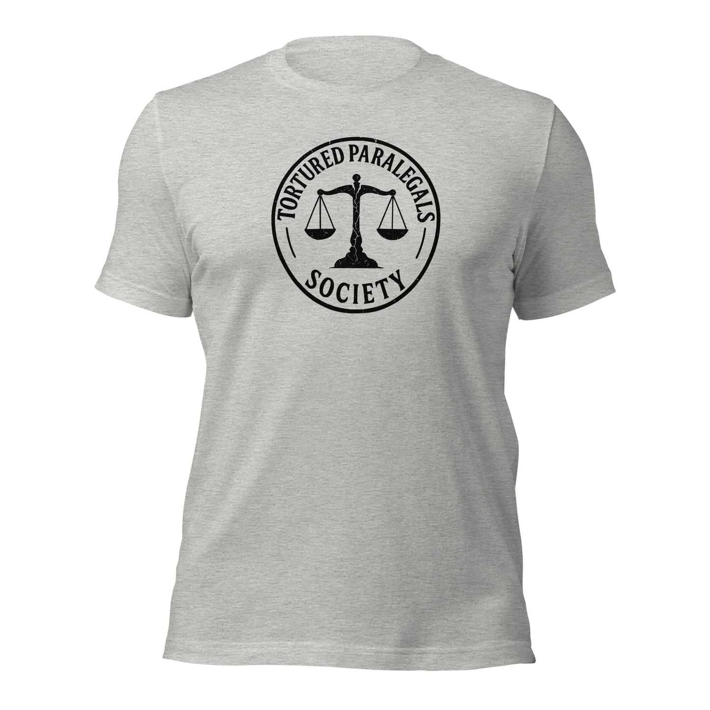 Tortured Paralegals Society Shirt Legal Humor Graphic Tee - Inken Image