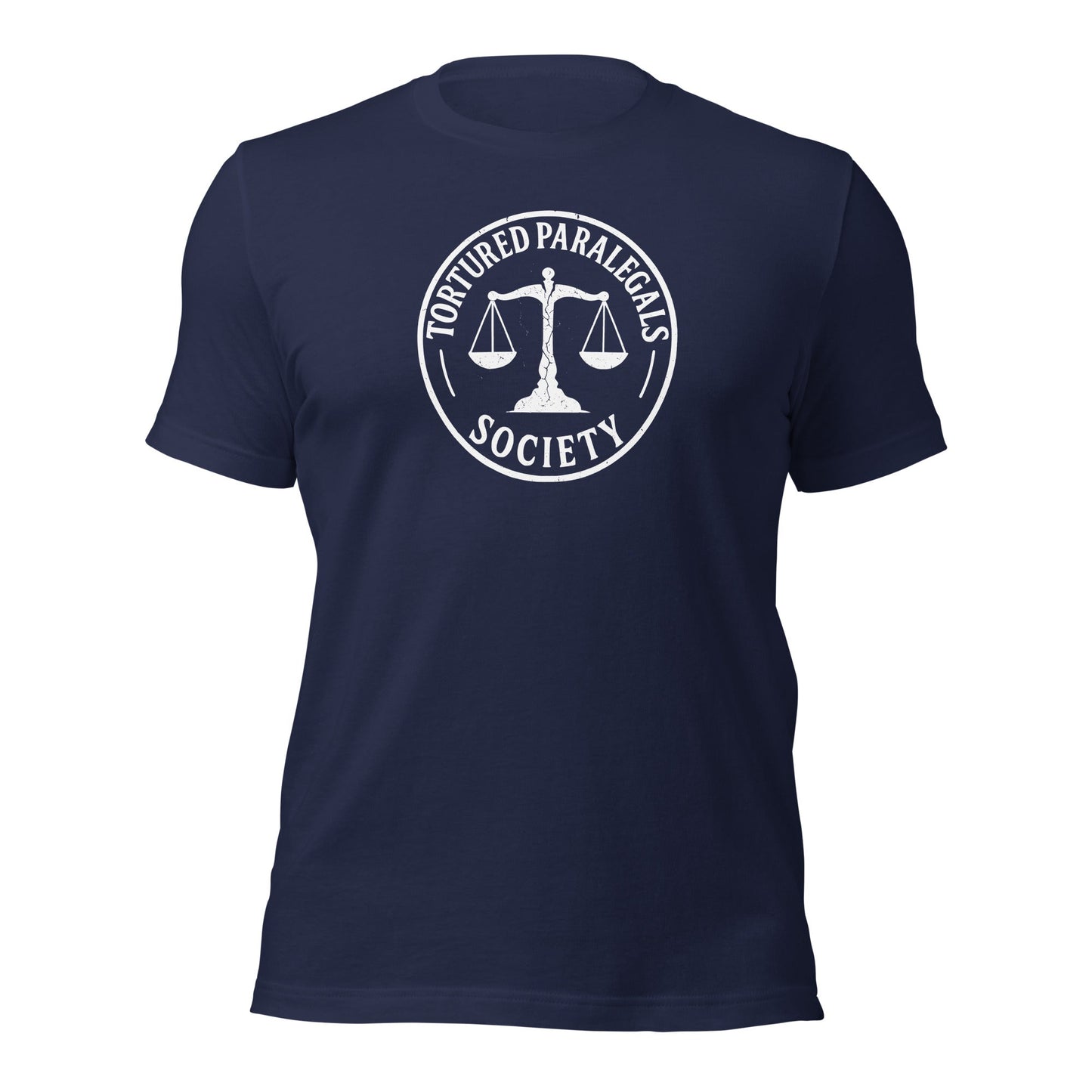 Tortured Paralegals Society Shirt Legal Humor Graphic Tee - Inken Image