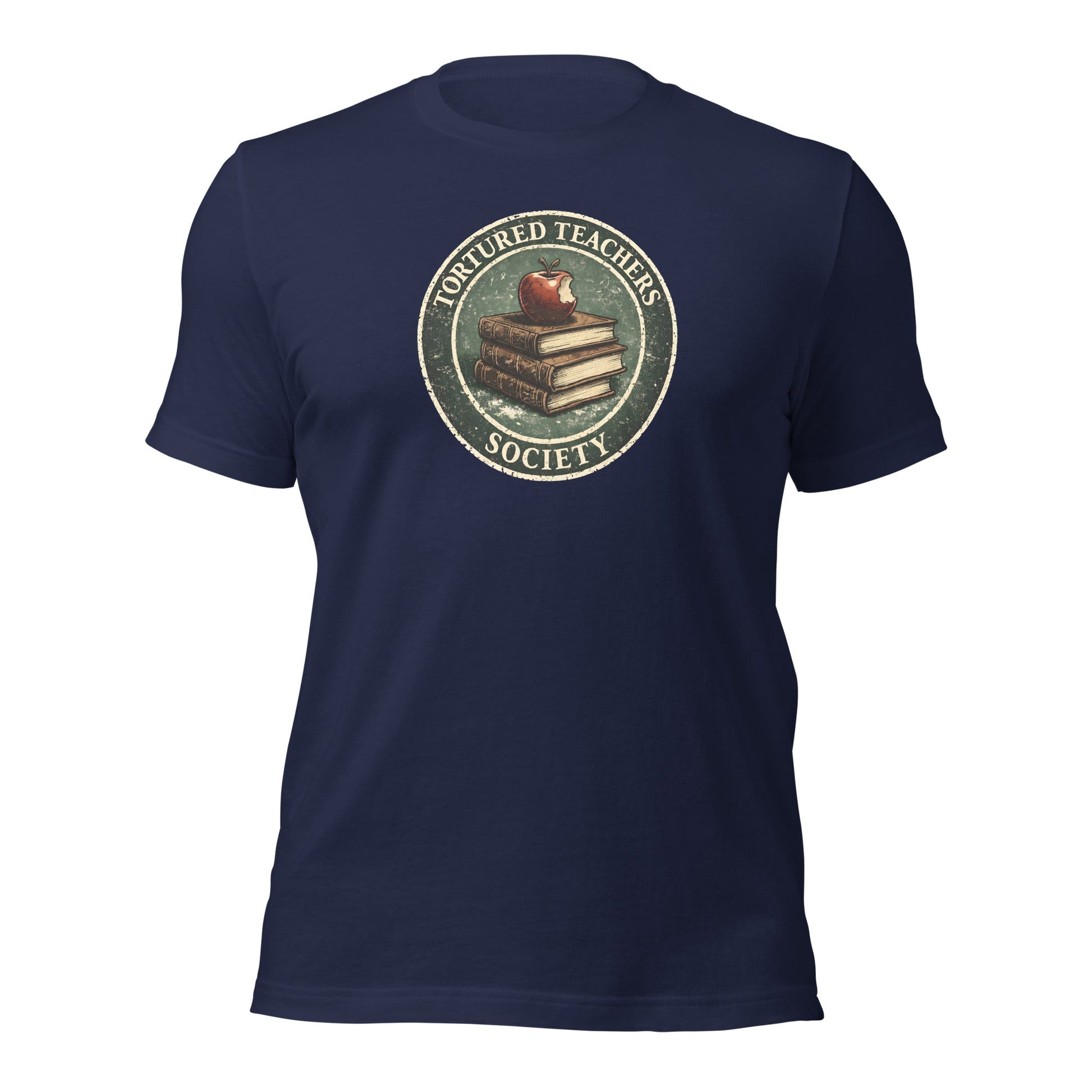 Tortured Teachers Society Shirt Classroom Humor Graphic Tee - Inken Image