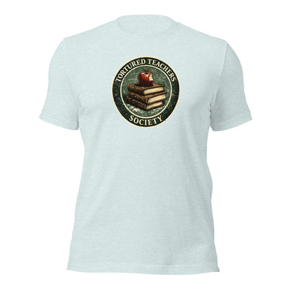 Tortured Teachers Society Shirt Classroom Humor Graphic Tee - Inken Image