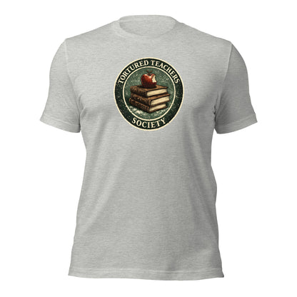 Tortured Teachers Society Shirt Classroom Humor Graphic Tee - Inken Image